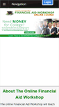 Mobile Screenshot of financialaidscholarshipworkshop.com
